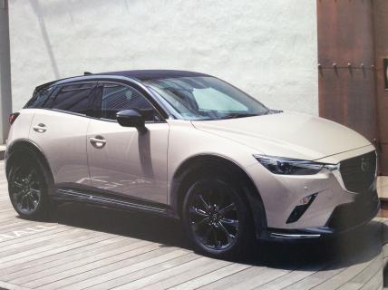 きれい mazda3ドアミラーガーニッシュ(プラチナクォーツメタリック